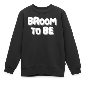 zukünftiger Besen - Kinder Premium Organic Sweatshirt - Schwarz - Vorne - AI Model Kid Female (0cm)