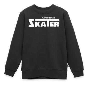 Mannheimer Skater, / Mannheim, skating - Kinder Premium Organic Sweatshirt - Schwarz - Vorne - AI Model Kid Female (0cm)