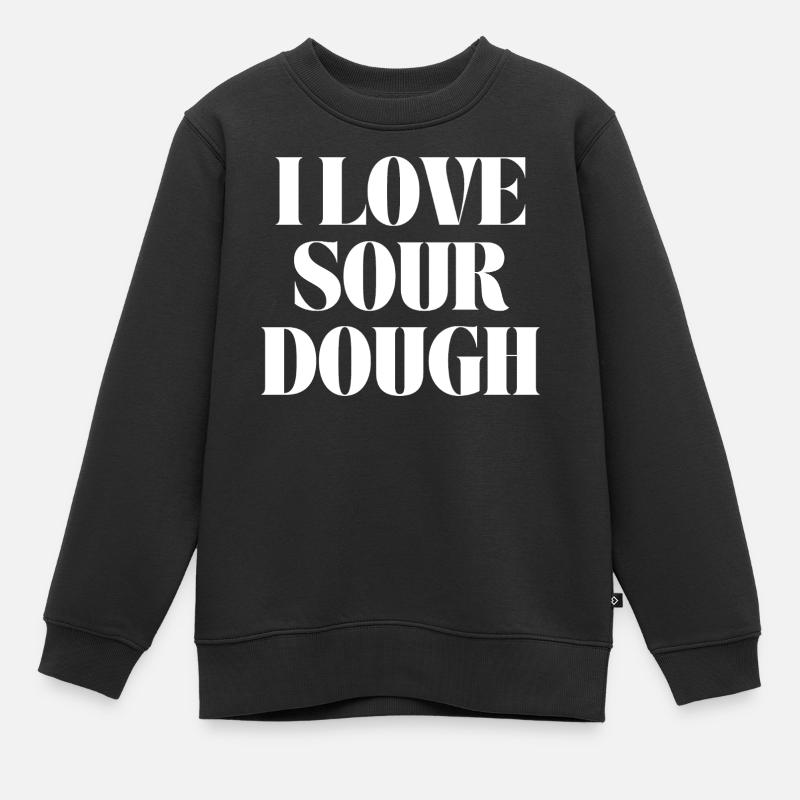 J’adore le levain - Sweat Premium enfant bio - noir