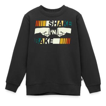Shake N Bake Coup de Poing - Sweat Premium enfant bio - noir - Devant - AI Model Kid Female (0cm)