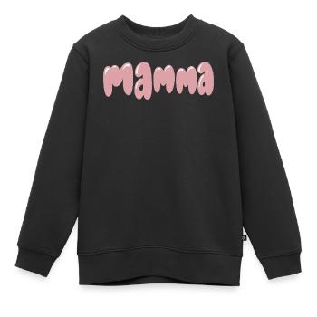 Skulkulissige Mama Verspielter Stil Pink - Kinder Premium Organic Sweatshirt - Schwarz - Vorne - AI Model Kid Female (0cm)