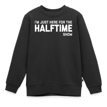 Spectacle de mi-temps Typographie Grasse Tee - Sweat Premium enfant bio - noir - Devant - AI Model Kid Female (0cm)