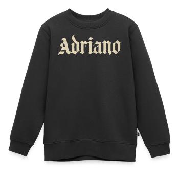 Fontaine gothique Adriano - Sweat Premium enfant bio - noir - Devant - AI Model Kid Female (0cm)