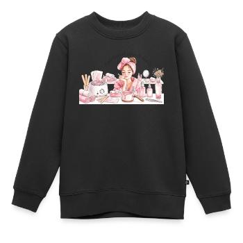 Rituel Spa Rose - soins beauté - Sweat Premium enfant bio - noir - Devant - AI Model Kid Female (0cm)
