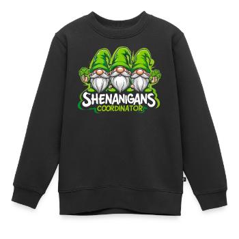 Shenanigans Koordinator Gartenzwerg - Kinder Premium Organic Sweatshirt - Schwarz - Vorne - AI Model Kid Female (0cm)