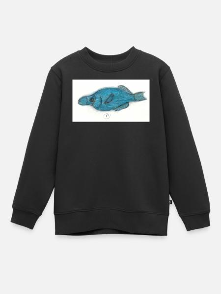 Labre à oiseaux - Sweat Premium enfant bio - noir