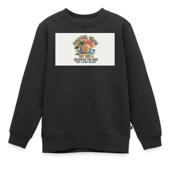 1783858955260 - Kinder Premium Organic Sweatshirt - Schwarz - Vorne - AI Model Kid Female (0cm)