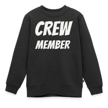 Festival de l’Événement du Staff des membres de l’équipe Comic Fun - Sweat Premium enfant bio - noir - Devant - AI Model Kid Female (0cm)