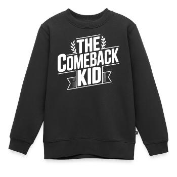 Le Garçon du Retour - Sweat Premium enfant bio - noir - Devant - AI Model Kid Female (0cm)