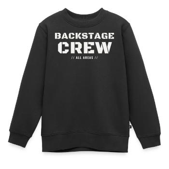 Équipe de Backstage Événement de l’équipe de concert All Areas - Sweat Premium enfant bio - noir - Devant - AI Model Kid Female (0cm)