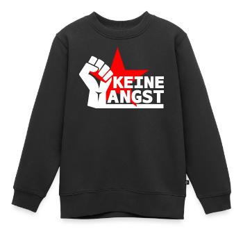 Résistance - N’ayez pas peur - Sweat Premium enfant bio - noir - Devant - AI Model Kid Female (0cm)