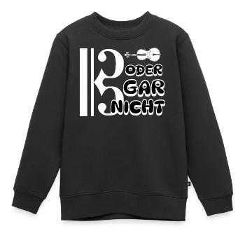 Alto - clé de fa ou pas du tout - Sweat Premium enfant bio - noir - Devant - AI Model Kid Female (0cm)