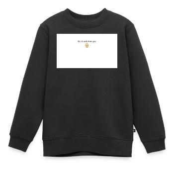 Backe die Welt einen besseren Cupcake - Kinder Premium Organic Sweatshirt - Schwarz - Vorne - AI Model Kid Female (0cm)
