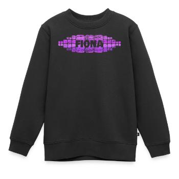Mama Fiona - Kinder Premium Organic Sweatshirt - Schwarz - Vorne - AI Model Kid Female (0cm)