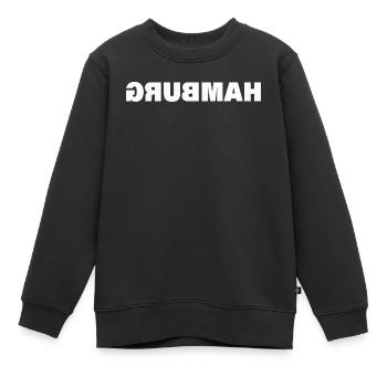 Hambourg - Sweat Premium enfant bio - noir - Devant - AI Model Kid Female (0cm)