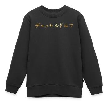 Düsseldorf Japanisch - Kinder Premium Organic Sweatshirt - Schwarz - Vorne - AI Model Kid Female (0cm)