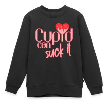 Cupidon peut le sucer 2 - Sweat Premium enfant bio - noir - Devant - AI Model Kid Female (0cm)
