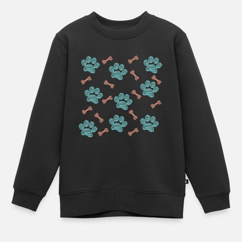 DOG - Sweat Premium enfant bio - noir