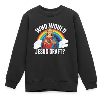 Fantasy Football Rugby Torwart Sport Torhüter - Kinder Premium Organic Sweatshirt - Schwarz - Vorne - AI Model Kid Female (0cm)