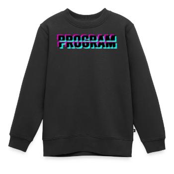 Programme informatique - Sweat Premium enfant bio - noir - Devant - AI Model Kid Female (0cm)