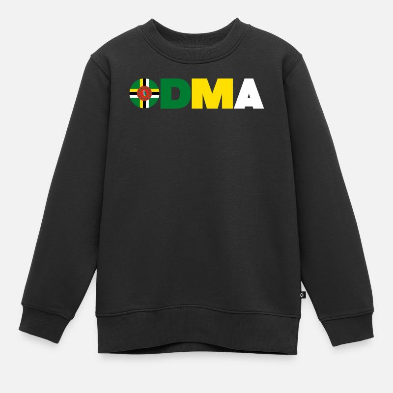 Dominique - Sweat Premium enfant bio - noir