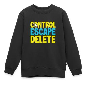 Anti Harassment Control Escape Supprimer Anti - Sweat Premium enfant bio - noir - Devant - AI Model Kid Female (0cm)
