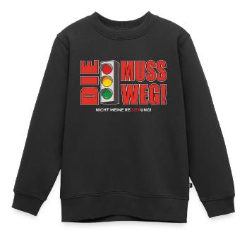 Les feux de circulation doivent disparaître - Sweat Premium enfant bio - noir - Devant - AI Model Kid Female (0cm)