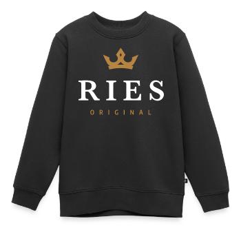 Ries Original Familienlogo - Kinder Premium Organic Sweatshirt - Schwarz - Vorne - AI Model Kid Female (0cm)