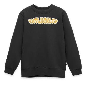 Job Entwickler - Kinder Premium Organic Sweatshirt - Schwarz - Vorne - AI Model Kid Female (0cm)