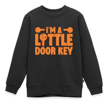 I'm A Little Door Key 2 - Kids Premium Organic Sweatshirt - black - Front - AI Model Kid Female (0cm)