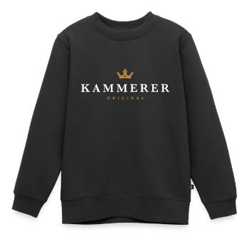 Kammerer Original Familienlogo - Kinder Premium Organic Sweatshirt - Schwarz - Vorne - AI Model Kid Female (0cm)