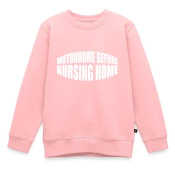 Motorhome Before Nursing Home 4 - Kinder Premium Organic Sweatshirt - Rosa - Vorne - AI Model Kid Female (0cm)