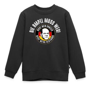 Les feux de circulation doivent disparaître - Sweat Premium enfant bio - noir - Devant - AI Model Kid Female (0cm)