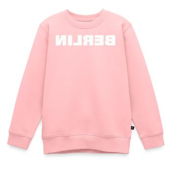 BERLIN - Kinder Premium Organic Sweatshirt - Rosa - Vorne - AI Model Kid Female (0cm)