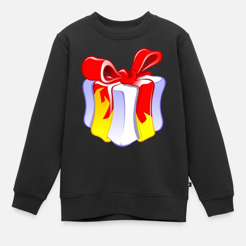 cadeau spécial de Noël - Sweat Premium enfant bio - noir