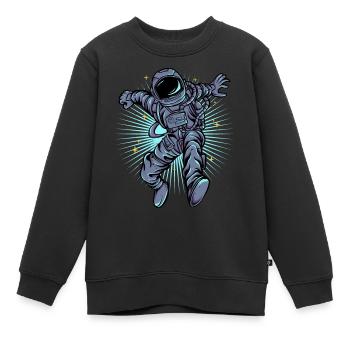 Astronaut - Kinder Premium Organic Sweatshirt - Schwarz - Vorne - AI Model Kid Female (0cm)