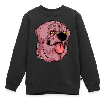 Lustige Hunde 5 - Kinder Premium Organic Sweatshirt - Schwarz - Vorne - AI Model Kid Female (0cm)