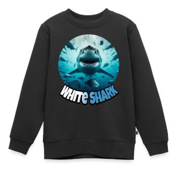 My Design - Kinder Premium Organic Sweatshirt - Schwarz - Vorne - AI Model Kid Female (0cm)