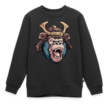 Lame de bête - Sweat Premium enfant bio - noir - Devant - AI Model Kid Female (0cm)