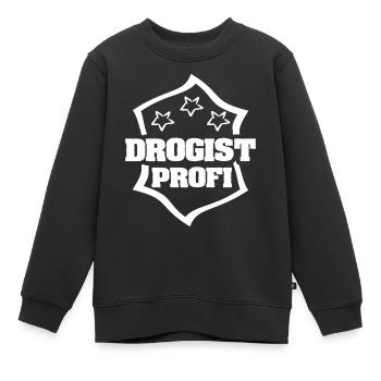 Profession : Pharmacien - Sweat Premium enfant bio - noir - Devant - AI Model Kid Female (0cm)