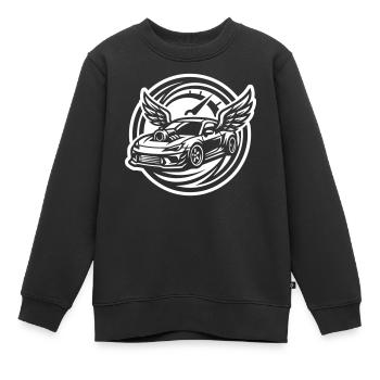 Auto Tuning Tacho - Kinder Premium Organic Sweatshirt - Schwarz - Vorne - AI Model Kid Female (0cm)