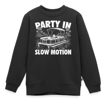 Capitaine de ponton au ralenti - Sweat Premium enfant bio - noir - Devant - AI Model Kid Female (0cm)