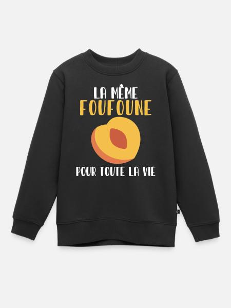 Enterrement de vie de garçon EVG Staff Marié Drôle - Sweat Premium enfant bio - noir