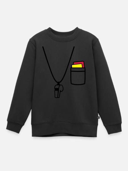 Arbitre - Sweat Premium enfant bio - noir