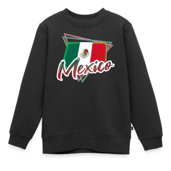 Mexiko - Kinder Premium Organic Sweatshirt - Schwarz - Vorne - AI Model Kid Female (0cm)