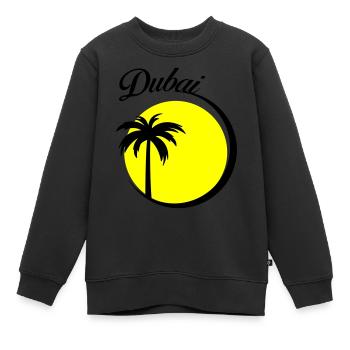 dubai - Kinder Premium Organic Sweatshirt - Schwarz - Vorne - AI Model Kid Female (0cm)