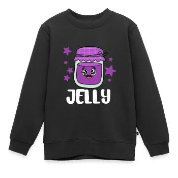 Erdnussbutter Peanut Butter Marmelade Geschenk - Kinder Premium Organic Sweatshirt - Schwarz - Vorne - AI Model Kid Female (0cm)