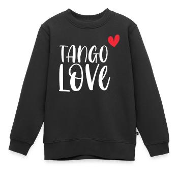 Tänzerin tanzen Tanzpaar Geschenk Tango Love! - Kinder Premium Organic Sweatshirt - Schwarz - Vorne - AI Model Kid Female (0cm)
