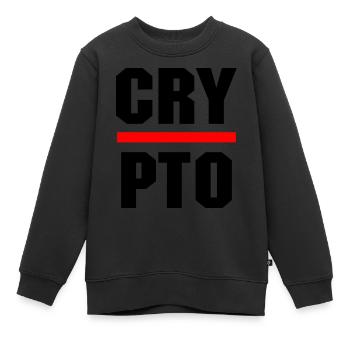 Bitcoin Trading Crypto Stocks - Sweat Premium enfant bio - noir - Devant - AI Model Kid Female (0cm)