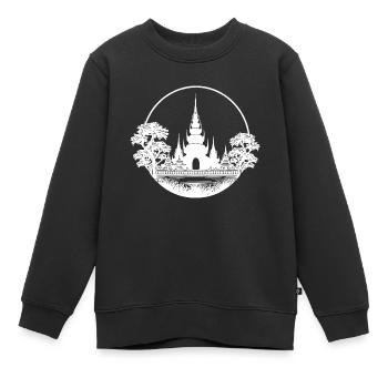 Thaïlande Exotic Dream Temple - Sweat Premium enfant bio - noir - Devant - AI Model Kid Female (0cm)
